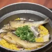 季節の鯛めし【鮎のコンフィととうもろこしの鯛めし】 1~2名様(小)