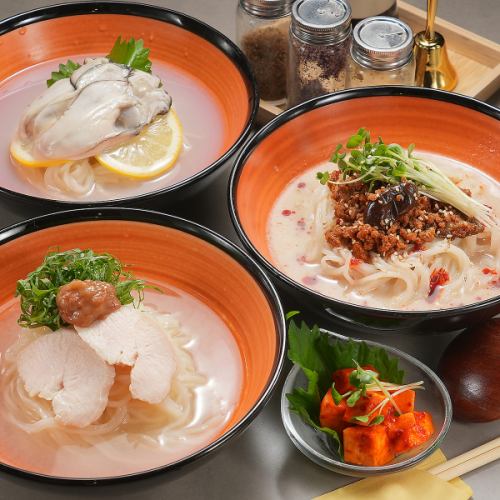 【〆도 충실◎】 취향에 맞추어 선택할 수 있는 인후의 좋은 차가운 국수