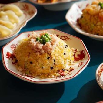 蟹炒飯(スープ付)