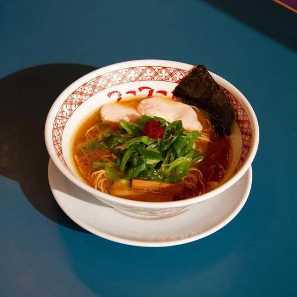 京都産九条葱の熟成とろとろ鶏そば