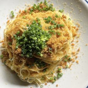 冷製カラスミのアーリオ オーリオ ペペロンチーノ