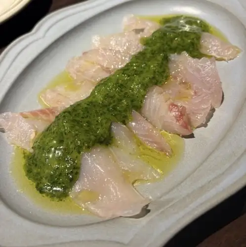 本日の鮮魚のカルパッチョ