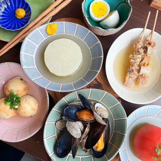[Completely private room] Kyoto Station neo seafood bar ♪ Aged fish x oden x fruit