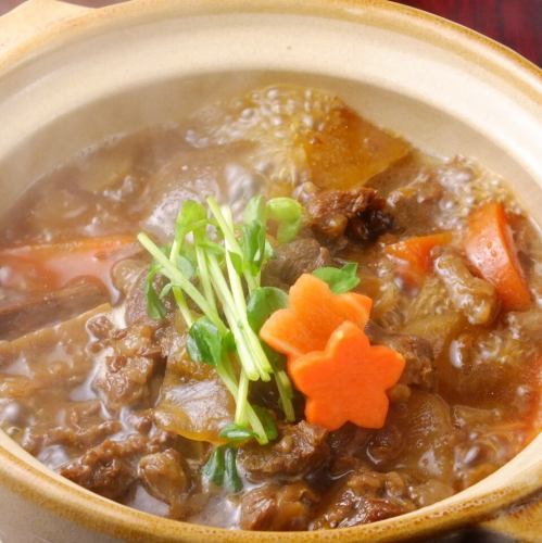 Wagyu beef tendon stew / motsuni stew