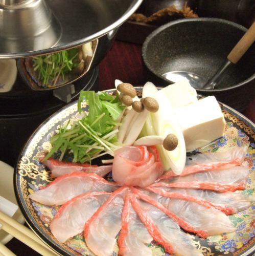 稻取紅鯛魚涮涮鍋（冬）