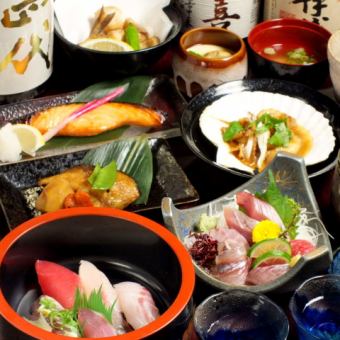 All-you-can-drink available for 8 exquisite dishes for 4,380 yen (tax included) + 1,650 yen (tax included) or 2,730 yen (tax included)