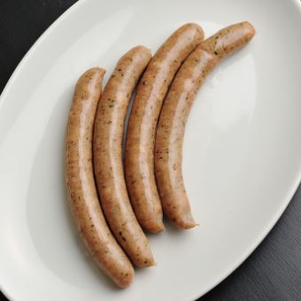 Roughed sausage / thick-sliced bacon