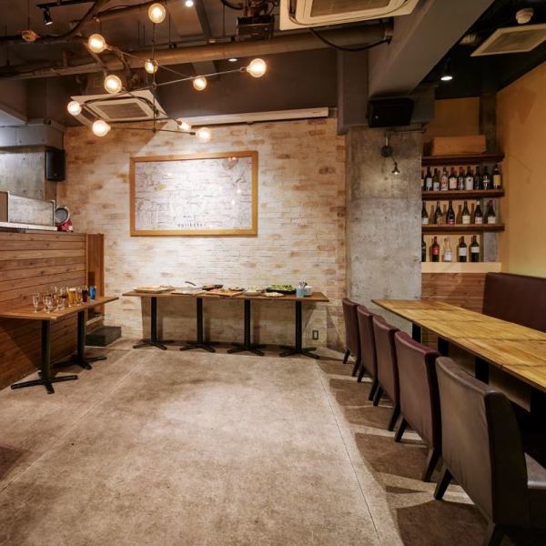 【半立食のパーティーも可能!!着席最大30名、立食最大50名　最小貸切人数は15名様～OK♪ 完全個室♪】お料理は創作イタリアンをリーズナブルな価格でご提供。会社の貸切歓送迎会、懇親会、ママ会、推し活、ウェディングなど完全プライベート空間で他のお客様を気にせずおお楽しみいただけます☆