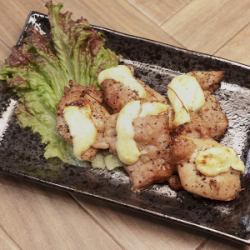 Grilled chicken with mayonnaise