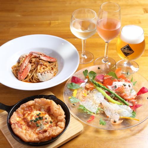 ご希望に応じたコース料理をご用意！各種宴会にどうぞ◎