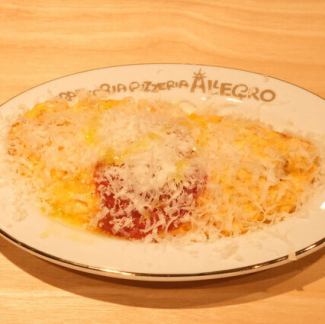 龍のたまごで焼き立てオムレツ