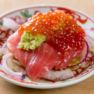 自社魚屋『魚屋海老蔵』より厳選カルパッチョ