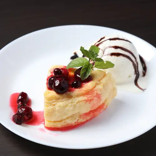チーズケーキ+アイス 