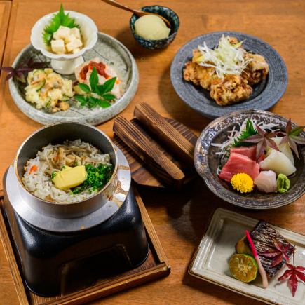 【うおたむ お手軽コース】飲み放題120分付き！全6品4500円(税込)