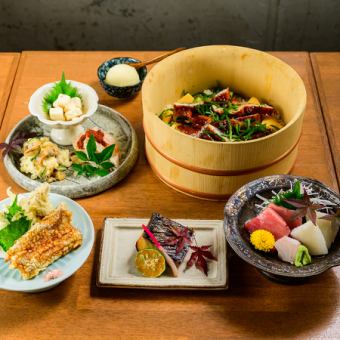 【うおたむ贅沢コース】飲み放題120分付き！全6品5500円(税込)