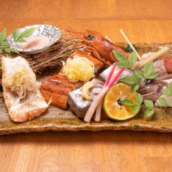 うおたむ名物!!魚串5本盛り