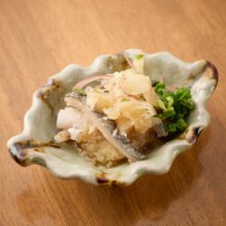 マグロの皮ポン酢～柚子大根～