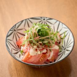 薬味たっぷり丸ごと冷やしトマト