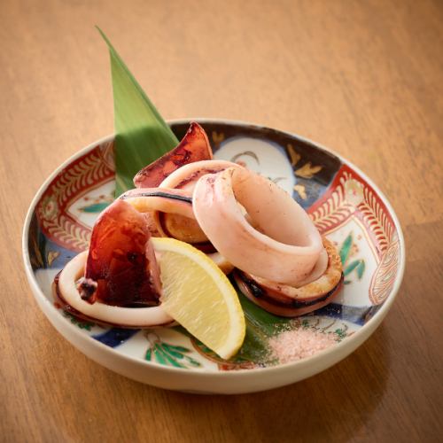 スルメイカ炭火焼き