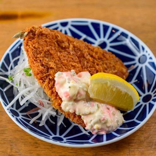 鉄板！アジフライ