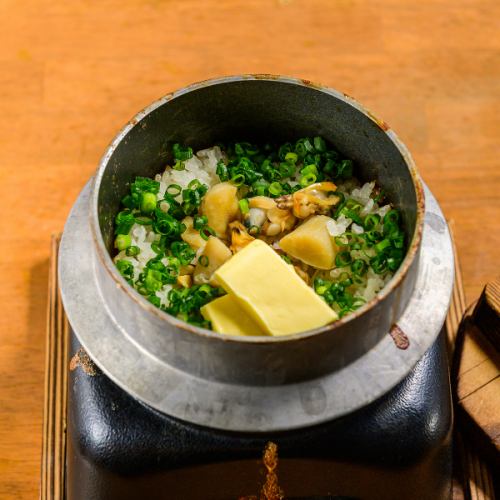 北海道帆立バター釜めし