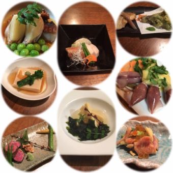 [For parties] Seasonal cuisine course (5 dishes) 3,000 yen (tax included) | Banquets, drinking parties