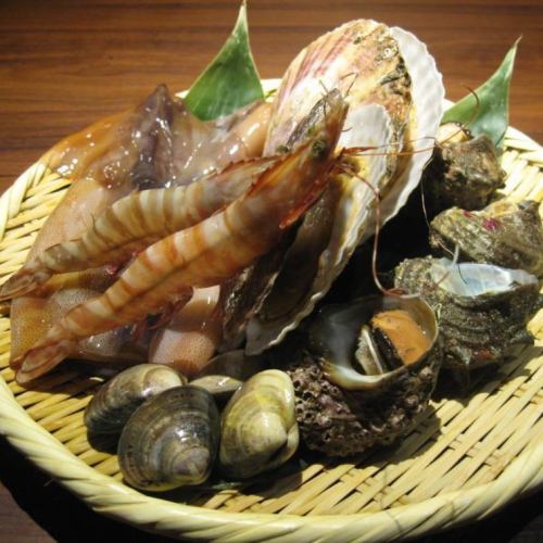 Directly from Nanao Sugi Fisheries! Excellent freshness! [Hamayaki set]