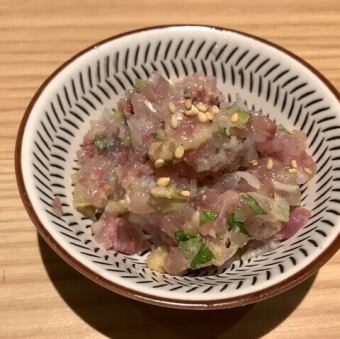 アジなめろう(みそ味)又はたたき