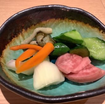 つけもの盛り合わせ