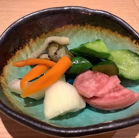 つけもの盛り合わせ