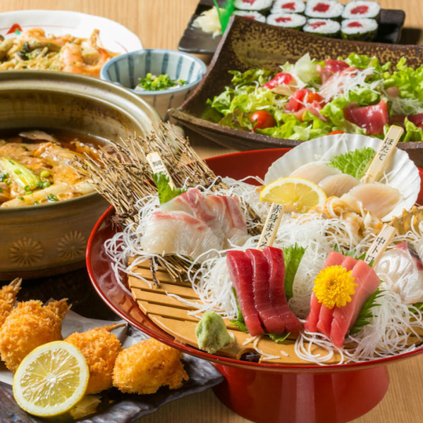 【2時間飲み放題付きのお得な宴会コースをご用意】シーンに合わせて3種類からお選びください