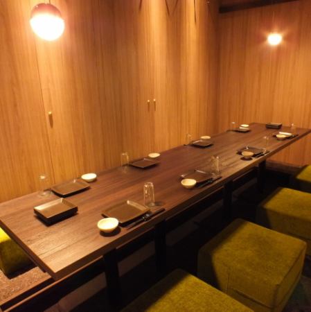 A complete private room for 8 people, which is recommended for small gatherings and drinking parties.We offer a variety of all-you-can-drink courses full of famous green onion dishes and seasonal Japanese dishes.You can choose according to the scene and budget.Please use it for girls-only gatherings, joint parties, various banquets and drinking parties in Omiya.