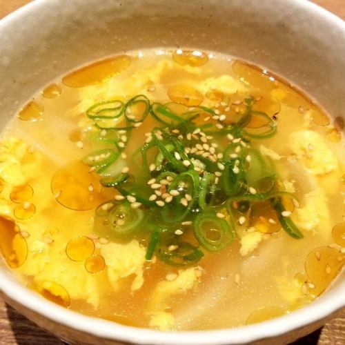 Egg soup