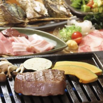 [Hiroshima Luxury Special Course ◎] 12 dishes including grilled oysters from Hiroshima and beef fillet steak for 8,000 yen (tax included)