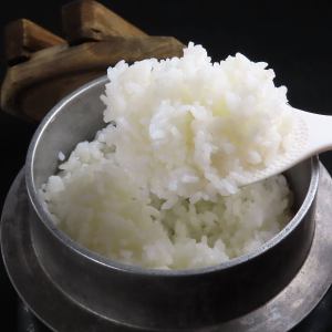 Silver rice made from specially selected brand rice
