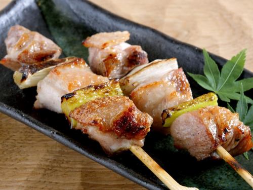 桜姫鶏ねぎま等自慢の焼鳥