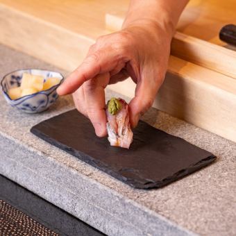 【2部19：00～20：50】【握りお任せコース】14,300円（税込）