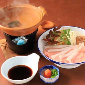Shimanto rice pork loin shabu hotpot