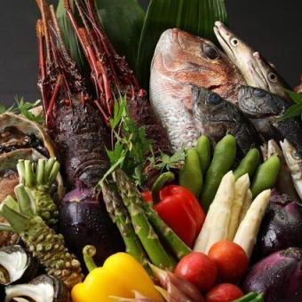 【요리장 취임 기념 회석】상질 식재료를 즐기는 원 랭크상의 요리장 오마카세 회석