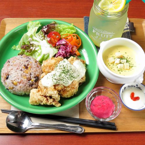 Chicken Tatsuta plate