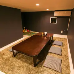 Private rooms can be customized to suit your preferred party style!