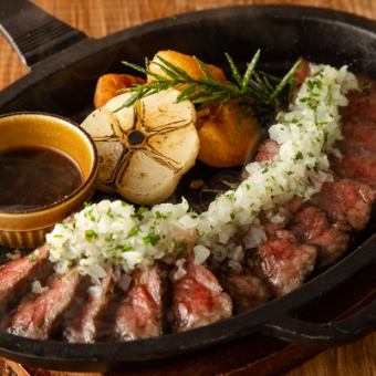 Specially selected Japanese black beef steak