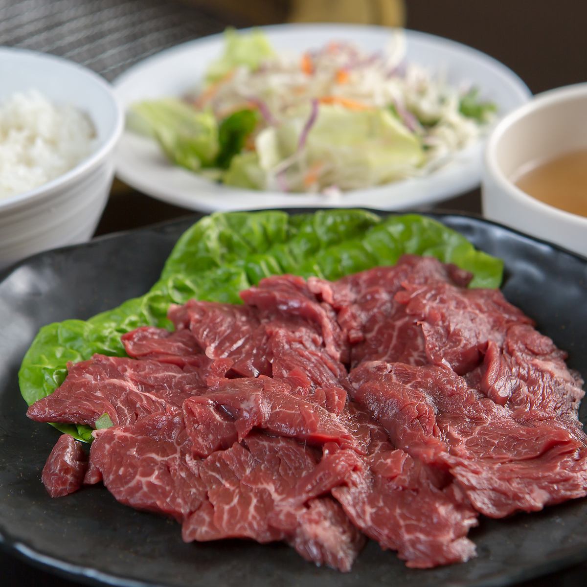 Yakiniku from lunch ♪ We have a great set meal ◎