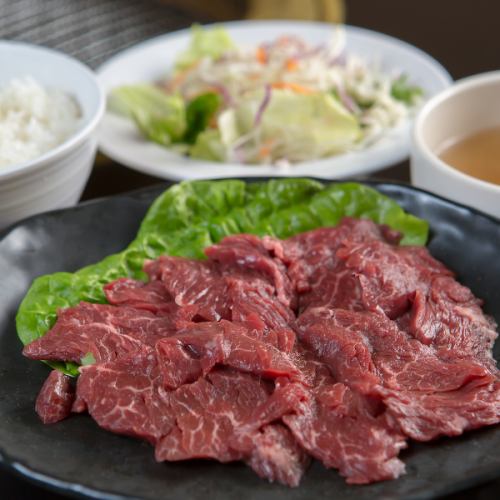 [Proud tenderness] Skirt steak set meal 1,480 yen