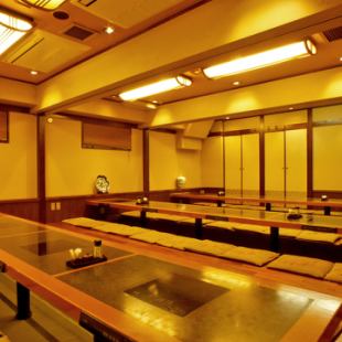 Dig-tatsu private room 40 people [private room 30-40 people] It is a large-sized dug-tatsu private room where you can relax! It is a very popular seat, so please reserve early!