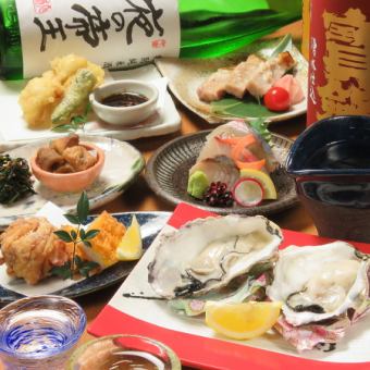 Instant reservation available ◎ For tourists ◎ 5,500 yen ⇒ 5,000 yen [2H all-you-can-drink included] 10 dishes, lots of Hiroshima ingredients and specialties [Hiroshima course]