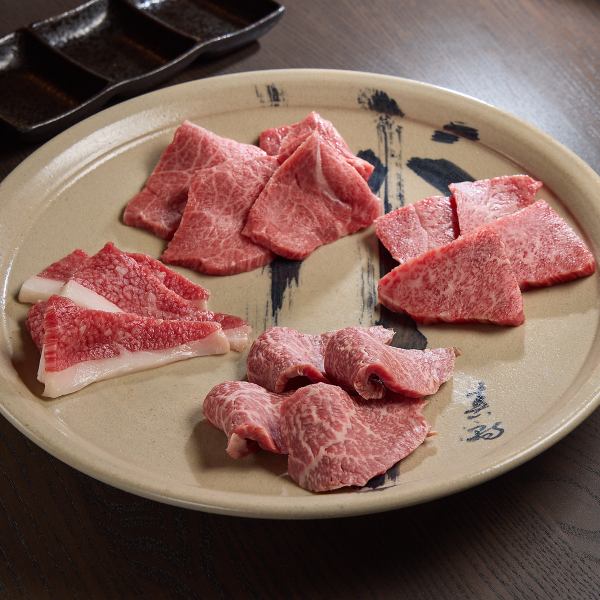 【宮崎牛の肉本来の味を愉しむ♪】上質な宮崎牛を凝縮した至福の盛り合わせ"宮崎牛赤身盛り"5,000円(税込)