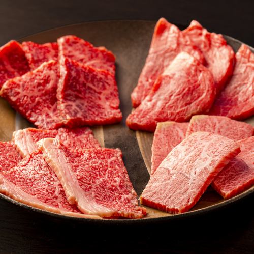 宮崎牛赤身4種盛り