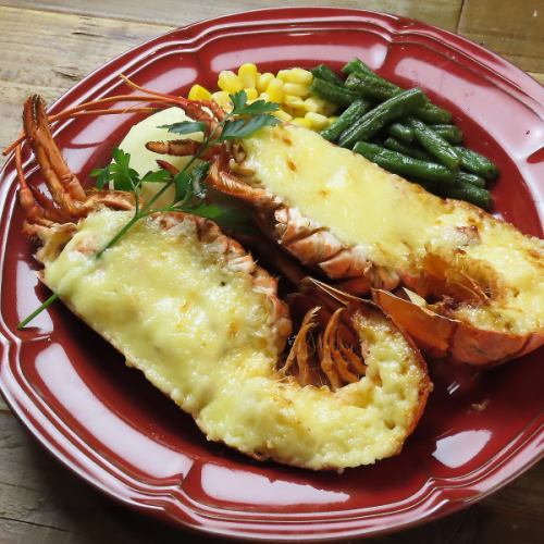 Specialty lobster baked with mayonnaise