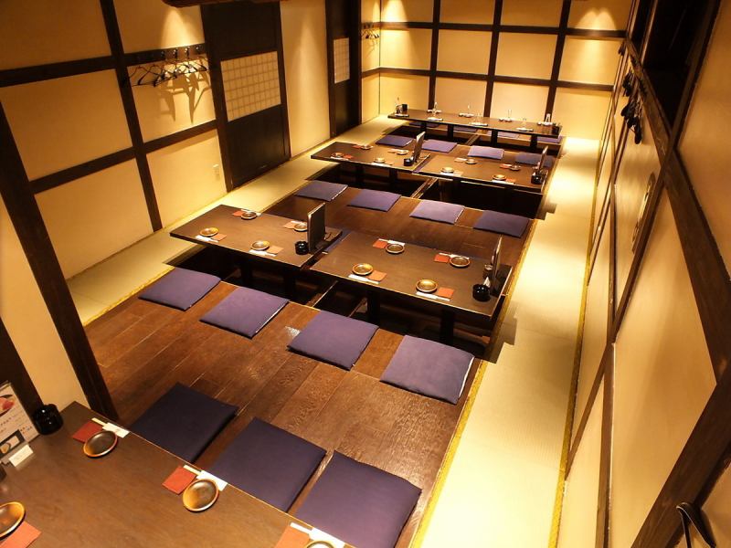 [Private room that can seat 36 people] Banquet seating available.We offer 2.5 hours all-you-can-drink starting from 4,980 yen.We also have smaller banquet tables for 20 people.*Except December